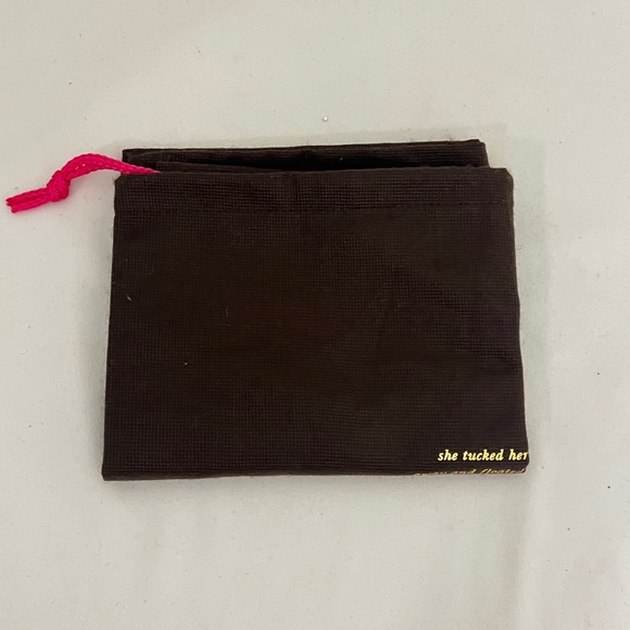 New rare Muslin Kate Spade Dust Bag Brown 14”WX 12”H. Medium - Picture 4 of 8